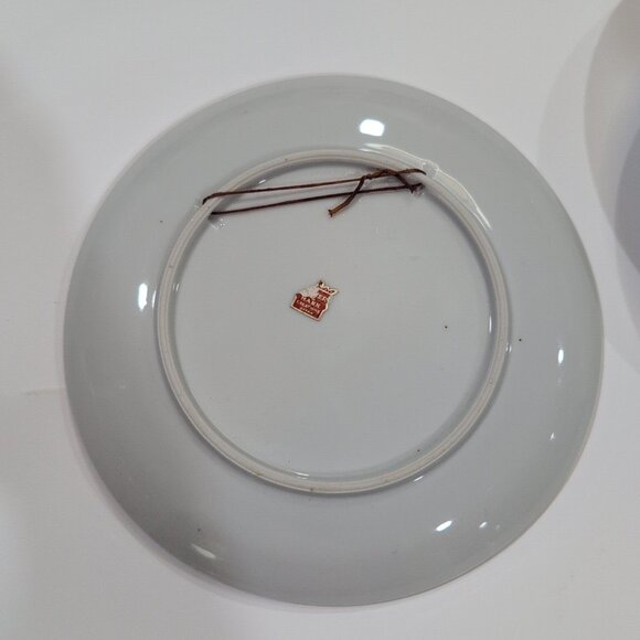 Rare Lipper & Mann Creations Japan Christmas Plates Decorative Musical - Picture 4 of 6